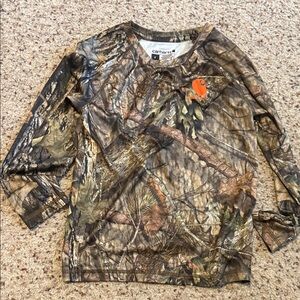 Carhartt Kids Woodland Camo Long Sleeve Tee